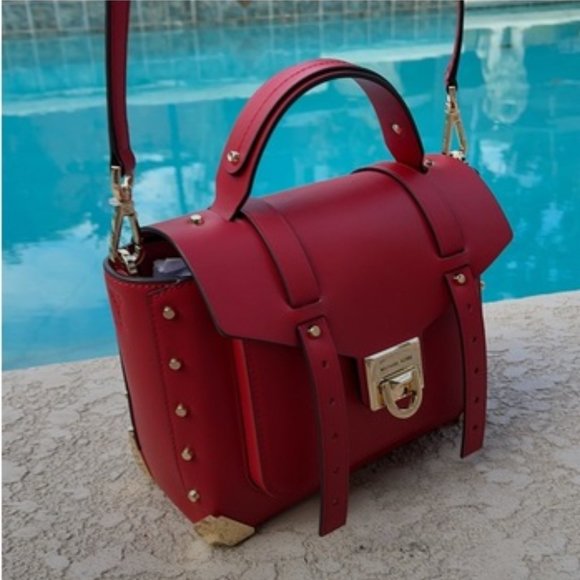 Michael Kors Manhattan Medium School Satchel - Picture 4 of 15